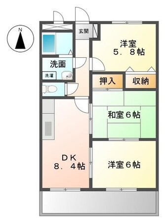 ステイブル国分寺の物件間取画像